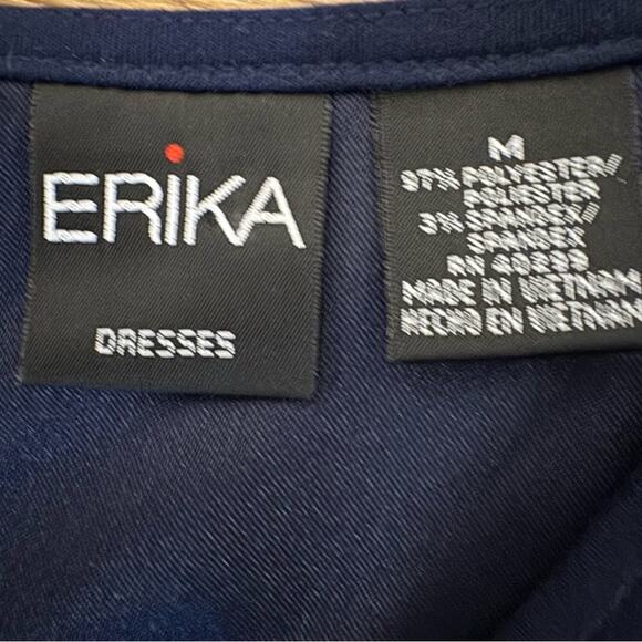 Erica two-piece navy blue maxi dress with jacket size medium M
b16 - Picture 7 of 8